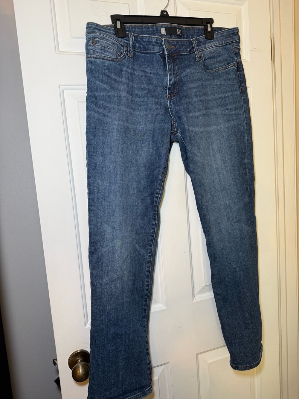 Kut From The Kloth Catherine Boyfriend Jeans Sz 14 Mid Rise Medium Wash